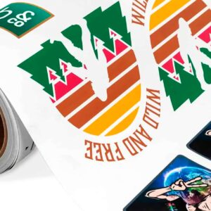 impresión│vinil brillante blanco