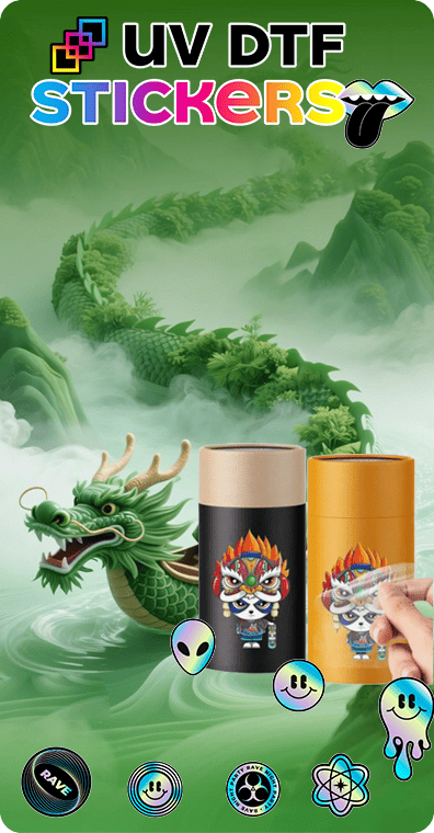 stiker uv dtf