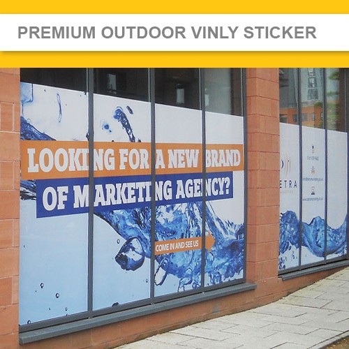 premium outdoor vinyl sticker