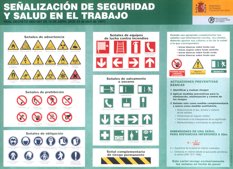 senalizacion de seguridad y salud en el trabajo