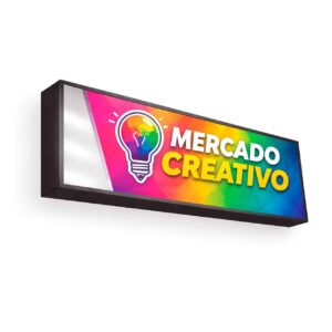 letrero de caja luminoso