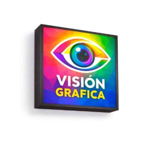 letrero de caja luminoso